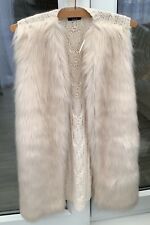 knitted fur gilet for sale  MANCHESTER