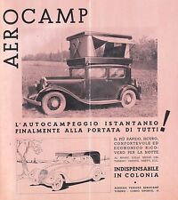 Pubblicita 1936 aero usato  Biella