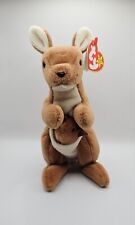 TY Beanie Baby ~ Pouch The Kangaroo ~ #4161 Tag Errors 1996 NO STAMP for sale  Shipping to South Africa