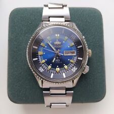 Orient KING DIVER Relógio Automático KD 21 JEWELS Original Japão Mostrador Azul comprar usado  Enviando para Brazil