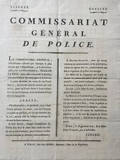 Placard affiche consulat d'occasion  Auzances