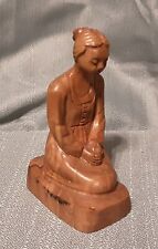 Vintage Carved Wood Kneeling Woman, unmarked for sale  Shipping to South Africa