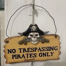 Trespassing sign pirates for sale  Saint Paul