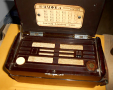 De colección THE AWA RADIOLA 450P 1950s Válvula Portátil Tubo Radio Baquelita LOTE B segunda mano  Embacar hacia Argentina