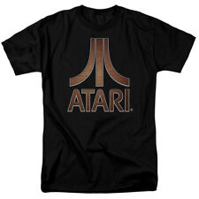 Camiseta masculina Atari clássica logotipo emblema madeira preta comprar usado  Enviando para Brazil