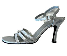 Silver heels shoes for sale  WATFORD