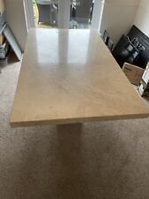 Travertine dining table for sale  DRONFIELD