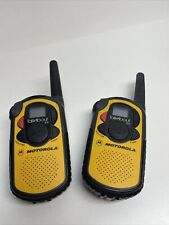 Usado, 2 Walkie Talkies de rádio bidirecional amarelo sem fio Motorola Talkabout 101, LEIA comprar usado  Enviando para Brazil