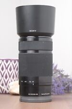 Sony E Mount 55-210mm f/4.5-6.3 OSS Lens SEL55210 with Hood And Caps na sprzedaż  Wysyłka do Poland