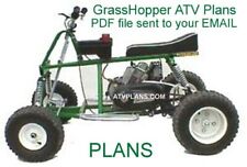 Planes de proyecto todoterreno cuádruple ATV GrassHopper - PDF enviado por correo electrónico.  segunda mano  Embacar hacia Argentina