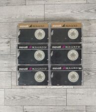 6 Maxell VHS-C HGX-Ouro 30 Fitas Usadas Vídeo Cassete Vintage   comprar usado  Enviando para Brazil