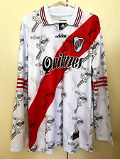 RIVER PLATE ARGENTINA 1997 HOME FOOTBALL SHIRT JERSEY LONG SLEEVE FRANCESCOLI, used for sale  Shipping to South Africa