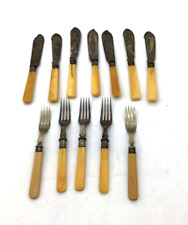 bone handle fish knives for sale  BEDFORD