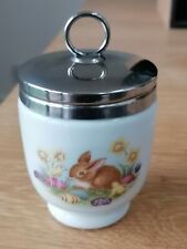 Egg Coddler, Royal Worcester, King, Easter Bunnies, Chocolate Bunnies in Basket for sale  Shipping to South Africa