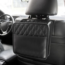 Assento de carro preto bolsa de armazenamento couro ecológico carro multifuncional pendurado bolso de armazenamento comprar usado  Enviando para Brazil