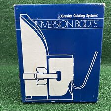 80's Vintage INVERSION BOOTS Gravity Guiding System Ankle Hang Ups Pair & Book for sale  Shipping to South Africa