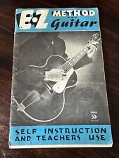 Folleto vintage E-Z Method for Guitarra 1962 autoinstrucción y uso de profesores segunda mano  Embacar hacia Argentina