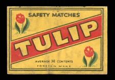 Matchbox label tulip for sale  Shipping to Ireland