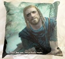 Elder Scrolls Skyrim Ralof You're Finally Awake Sofa 18" Square Cushion Pillow for sale  Shipping to South Africa