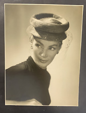 LIV12407  Photographie Photo d&#039;époque vintage Rose Valois voilette chapeau  comprar usado  Enviando para Brazil