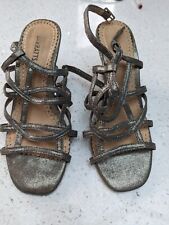 Bronze strappy shoes for sale  WOLVERHAMPTON