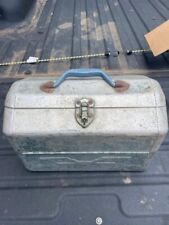 Vintage Metal Tackle Box Full of Miscellaneous Tackle & Reels for sale  Shipping to South Africa