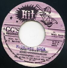 JAH THOMAS - MIDNIGHT ROCK / VERSION.  1976 JAMAICAN REGGAE 7" SINGLE.  RE-ISSUE comprar usado  Enviando para Brazil