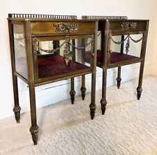 pair glass end tables for sale  West Hartford