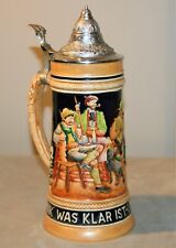 RM 3557 1L German "Feierabend" Beer Stein - vintage handmade Reinhold Merkelbach for sale  Shipping to South Africa