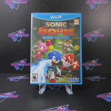 Used, Sonic Boom Rise of Lyric Nintendo Wii U MD Complete CIB - (See Pics) for sale  Shipping to South Africa