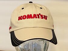 Gorra de sombrero de golf afilado RARO equipo de construcción KOMATSU, usado segunda mano  Embacar hacia Argentina