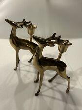 Lefton brass reindeer for sale  Luxemburg