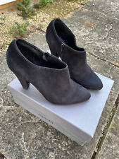 Sapatos/botas Minelli feminino tamanho UK 5 preto salto 3 polegadas camurça RRP £89 comprar usado  Enviando para Brazil