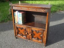 Antique oak bookcase for sale  BRIDGWATER