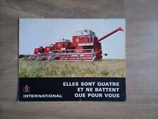 Prospectus tracteur moissonneu d'occasion  Saint-André-lez-Lille