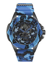 Relógio da moda Philipp Plein masculino The $kull IP Gunmetal pulseira 44mm, usado comprar usado  Enviando para Brazil