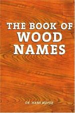 Book wood names for sale  USA