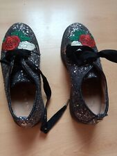 Chaussures noires paillettes d'occasion  Toulouse-