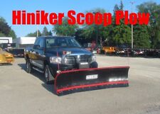 Hiniker: Scoop snow plow Heavy Duty Commercial 9' Handles Big pushes 6912 0, used for sale  Sycamore