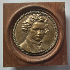 Beethoven giovane placca quadretto in ottone? su legno comprar usado  Enviando para Brazil