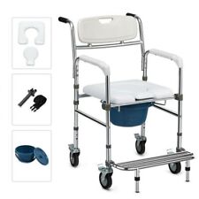 Silla de ruedas/inodoro convertible con pedales plegables - Reino Unido segunda mano  Embacar hacia Mexico