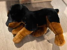 Kids Preferred 20" de comprimento Rottweiler cachorro cachorro pelúcia recheado realista bom. comprar usado  Enviando para Brazil