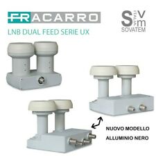 LNB DUAL FEED FRACARRO SERIE UX DISPONIBILE 1-2-4 USCITE HOT BIRD E ASTRA DISEQC, usato usato  Italia
