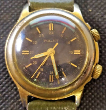 Relógio mecânico Poljot sinal de alarme estilo militar mostrador URSS cal.2612.1 vintage, usado comprar usado  Enviando para Brazil