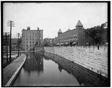 Erie Canal, instalaciones industriales, hoteles, edificios, Rochester, Nueva York, Nueva York, 1900 segunda mano  Embacar hacia Argentina