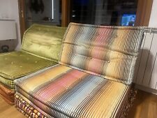 divano 2 poltrone velluto usato  Roma