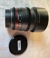 Lente de cinema Rokinon 85mm T1.5 Canon EF montagem quadro completo - Leia a descrição comprar usado  Enviando para Brazil