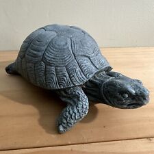 Garden Lawn Stone Cement Turquoise Ornament Decor Tortoise Turtle 7", used for sale  Shipping to South Africa