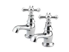 Used, BRISTAN COLONIAL BATHROOM BASIN TAPS CHROME (30748) for sale  Shipping to South Africa