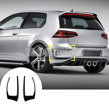 Capa preta para farol de neblina spoiler traseiro para VW Golf 7 GTI R GTD MK7 2012-2015 comprar usado  Enviando para Brazil